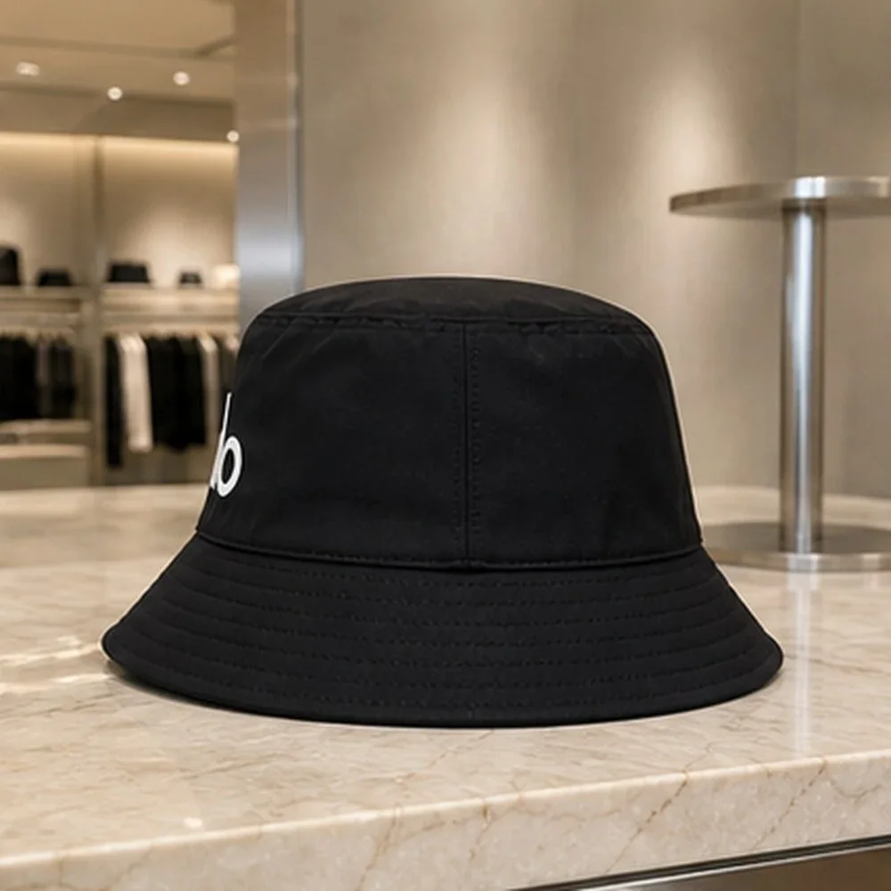 ALO Yoga Black Summer Bucket Hat Sporty
